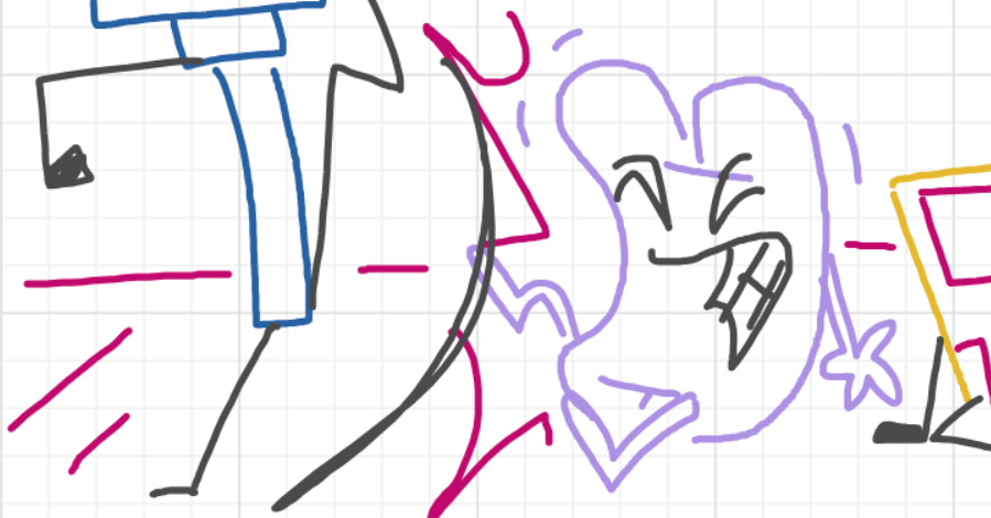 A panel from I've Been Everywhere, Man, episode nine of the Board Boards object show by Furretwalk/WalkingFurret.